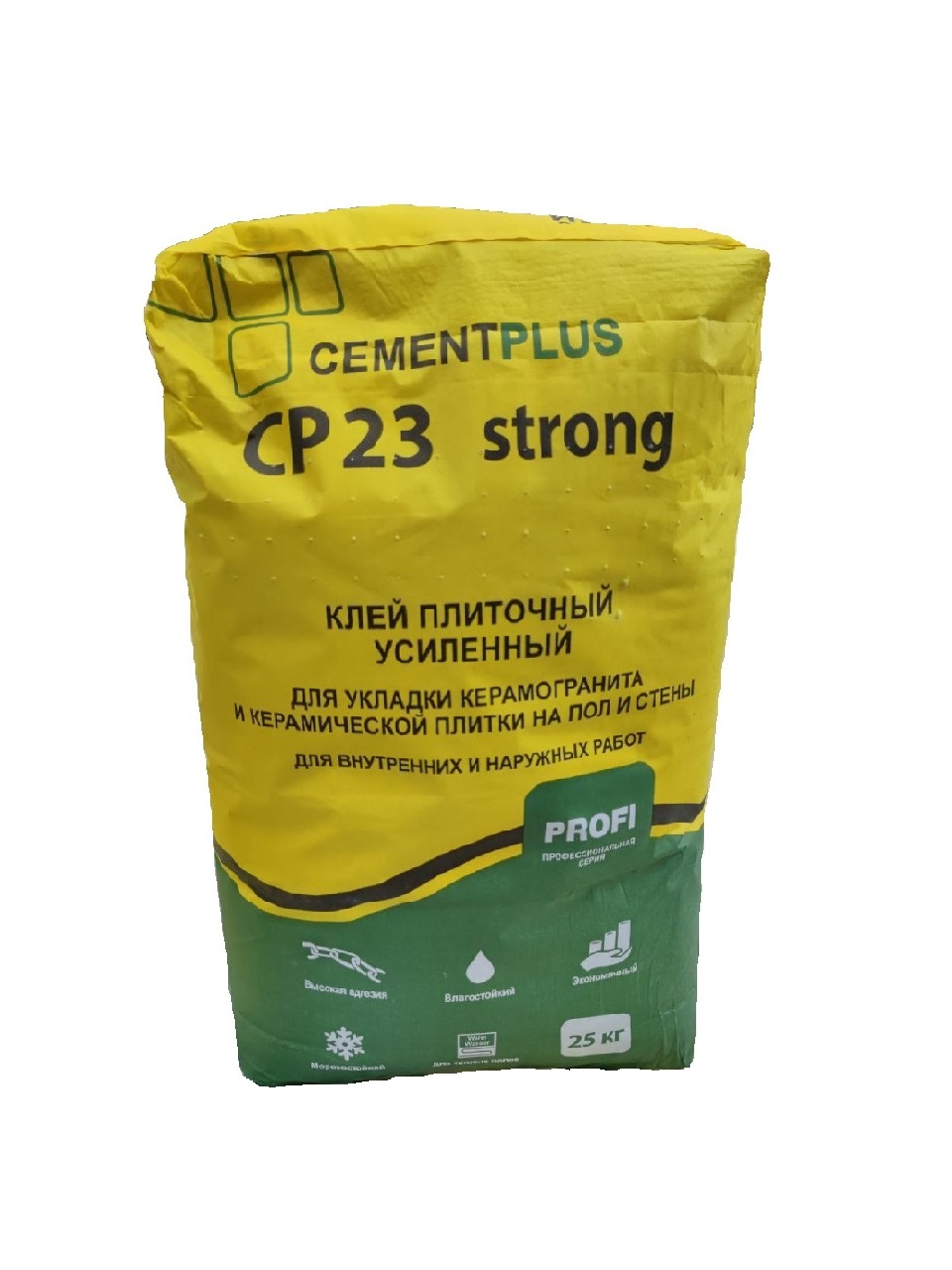 Плиточный клей усиленный CP 23 strong CEMENTPLUS | СтройМир